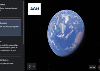 Vista del Mundo desde Google Earth