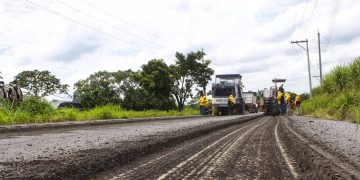 Mejoramiento tramo carretero en Escuintla