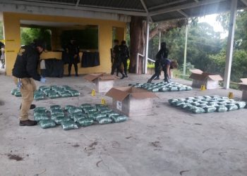 Operativo antinarcótico permite incautar paquetes con mariguana