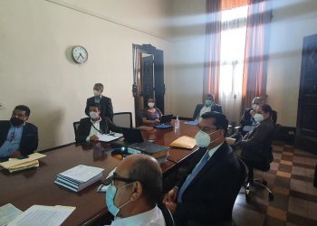 Vicepresidente dirige reunión por revisión cartográfica de Nahualá y Santa Catarina Ixtahuacán