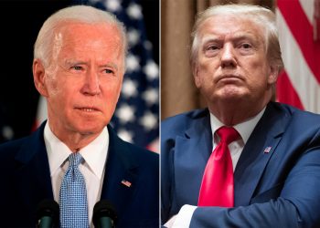 Donald Trump y Joe Biden compartirán escenario en el primer debate presidencial