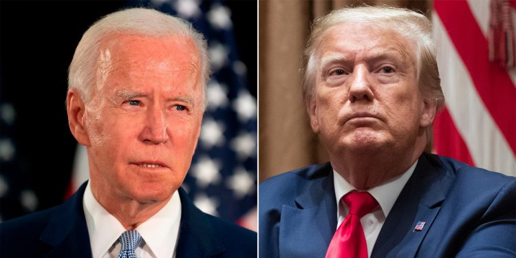 Donald Trump y Joe Biden compartirán escenario en el primer debate presidencial