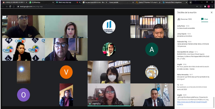 Presentan Ley de Acceso a la Información en lengua de señas