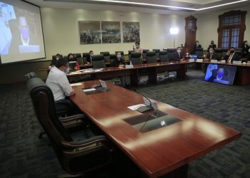 Presidente Alejandro Giammattei dirige de forma virtual el Consejo de Ministros