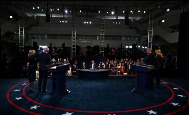 Termina primer debate presidencial entre Trump y Biden