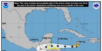 Monitorean formación de tormenta tropical Nana en el Caribe