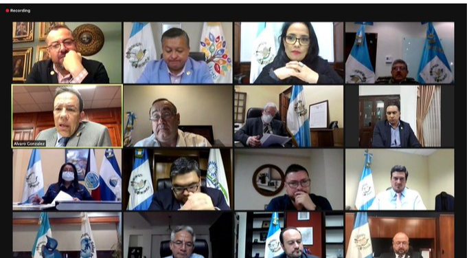 Primera reunión virtual