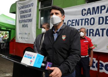Municipalidad de Guatemala instala Centro de Bienestar Respiratorio Móvil en zona 5.