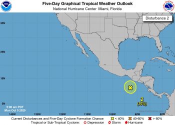 Autoridades dan a conocer que monitorean dos tormentas tropicales