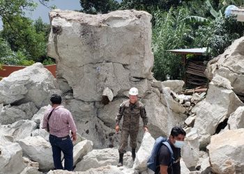 Finalizan tareas de demolición de roca que causó tragedia en San Marcos La Laguna