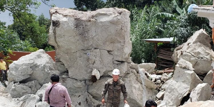 Finalizan tareas de demolición de roca que causó tragedia en San Marcos La Laguna