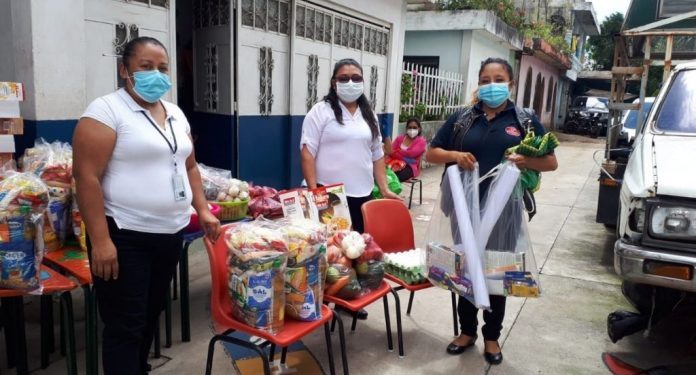 Entrega de alimentos