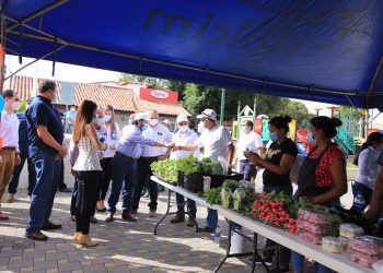 Población de la región presenta los resultados de los huertos autosostenibles.