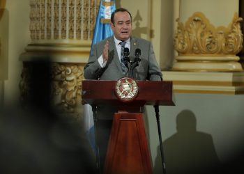 Presidente, Alejandro Giammattei.