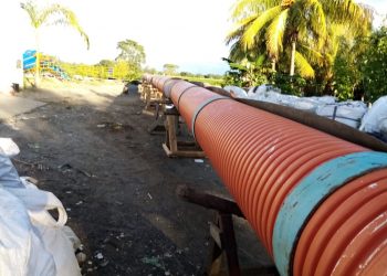 Ambiente verifica funcionamiento de barda en río Motagua