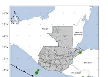 Guatemala registra sismo con epicentro al norte de Zacapa