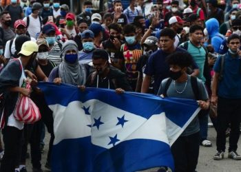 Caravana de migrantes de Honduras