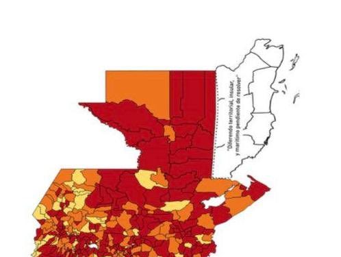 Guatemala redujo el número de municipios en rojo con coronavirus