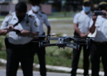 Fortalecen capacidades de la PNC en el uso de drones