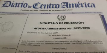 Acuerdo Ministerial 3092-2020 el Ministerio de Educación (Mineduc) publicada hoy en el Diario Oficial.