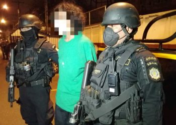 Capturan a supuestos responsables de disturbios en manifestación.