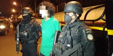 Capturan a supuestos responsables de disturbios en manifestación.