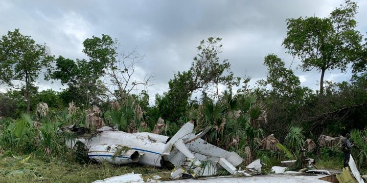 Aeronave viola espacio aéreo nacional y se accidenta en Retalhuleu