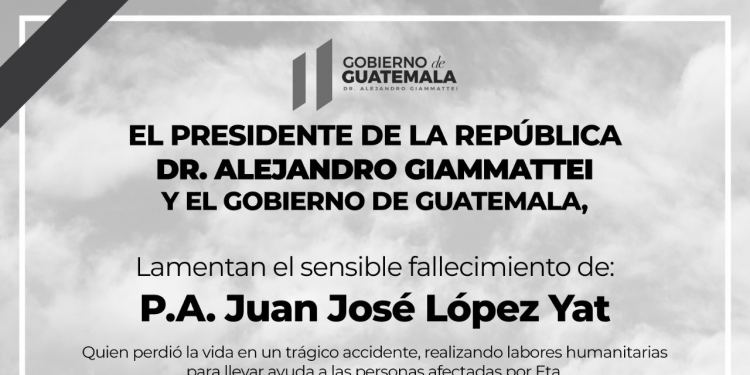 Presidente lamenta trágico fallecimiento de piloto que trasladaba ayuda humanitaria