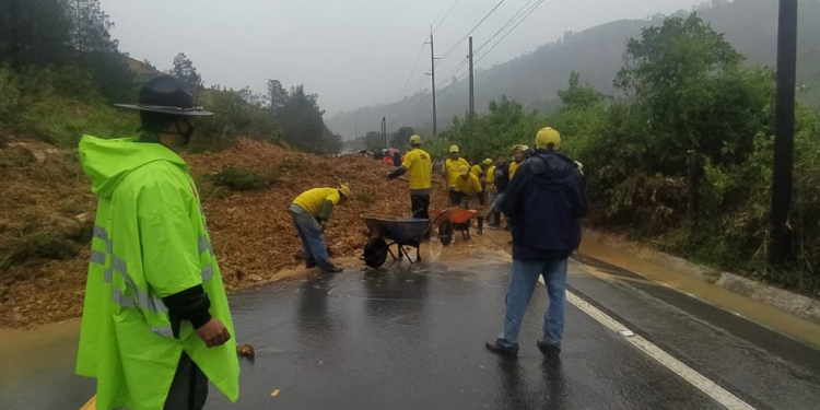 Gobierno mantiene asistencia por incidentes en distintos puntos del país