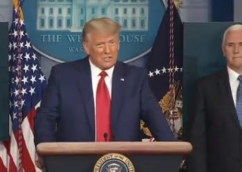 Presidente de EE. UU. celebra la histórica cotización del Dow Jones