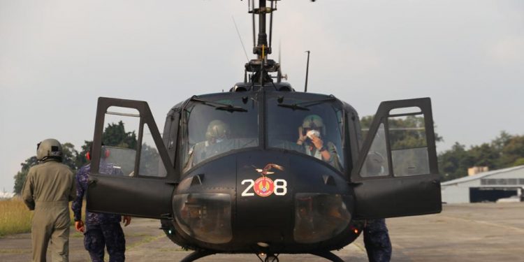 Helicópteros salvadoreños apoyarán asistencia humanitaria en Guatemala