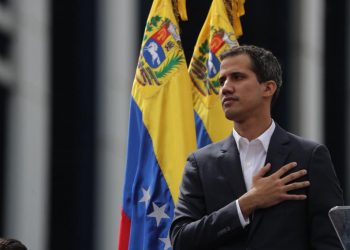 jefe del Parlamento venezolano, Juan Guaidó