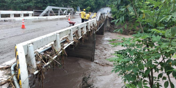 Puentes dañados por Eta