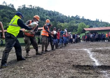 Ejército distribuye alimentos en lugares de difícil acceso en Izabal