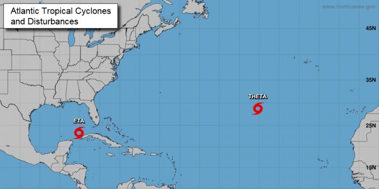 Nueva tormenta Theta