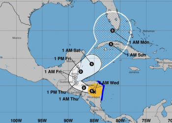 Conred reporta incremento de oleaje en las costas de Izabal