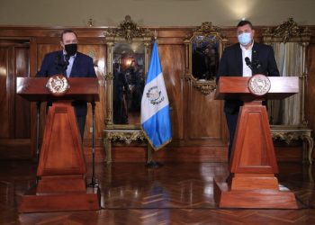 Presidente y vicepresidente llaman a la unidad en Guatemala