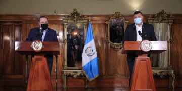 Presidente y vicepresidente llaman a la unidad en Guatemala
