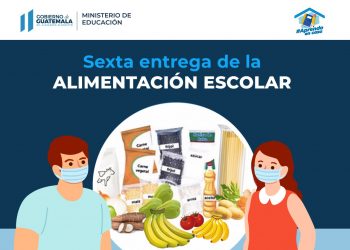 Cuáles son las cuatro opciones de bolsas de alimentación escolar que se brindarán durante sexta entrega