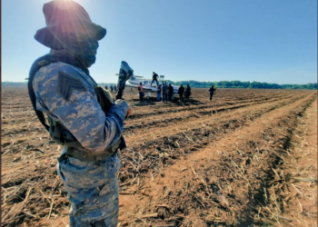 Localizan avioneta con cargamento de cocaína en Retalhuleu