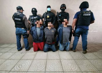 PNC captura a tres hombres señalados de secuestro