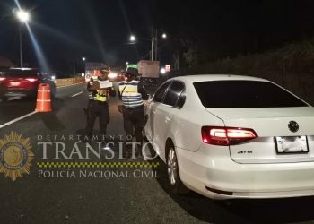 Tránsito de la PNC lanza campaña de prevención para las fiestas de fin de año