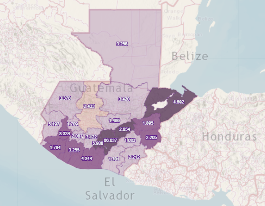 Mapa casos COVID-19