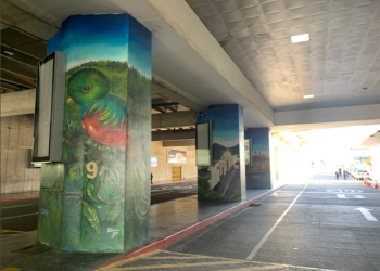 Aeropuerto Internacional La Aurora estrena murales artísticos
