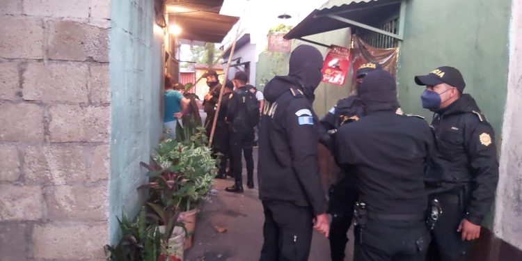 La PNC realiza acciones contra presuntos extorsionistas
