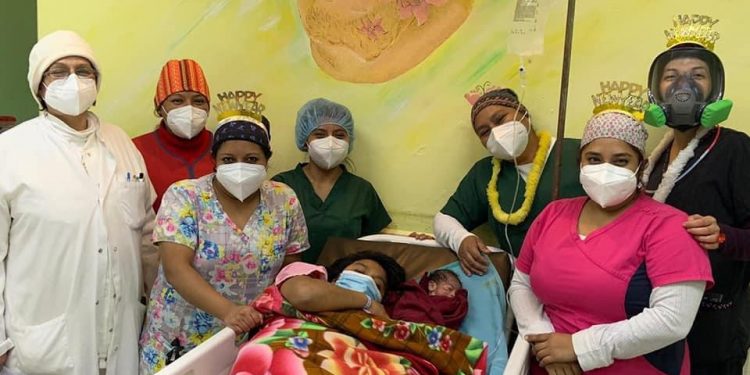 Nace primer bebé del 2021 en Alta Verapaz