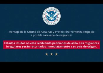 Estados Unidos anuncia que no está recibiendo peticiones de asilo