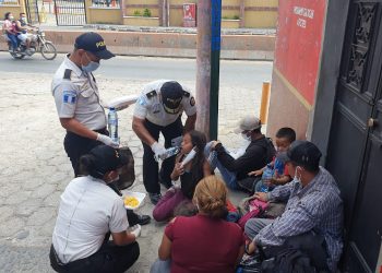 Apoyo PNC en Caravana de Migrantes