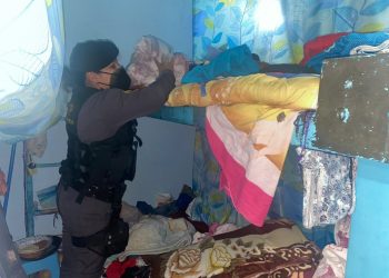 Sistema Penitenciario realizar requisa en el Centro de Detención Preventiva para Mujeres Santa Teresa zona 18./Foto: SP.