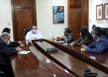 Reunión con la representan de Unicef, Jean Gough